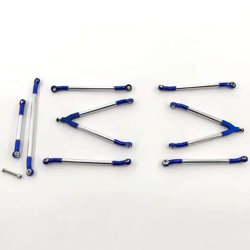  Y-Style Metal Linkage Rod Set for 1/10 RC Crawlers, Compatible with Axial SCX10 AX10 RC4WD  LG06