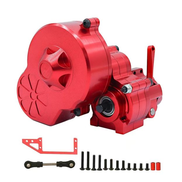 1/10 RC Crawler Metal Transmission Gearbox with Disconnect Function for SCX10 / AX10 / Wraith Upgrade  BX1