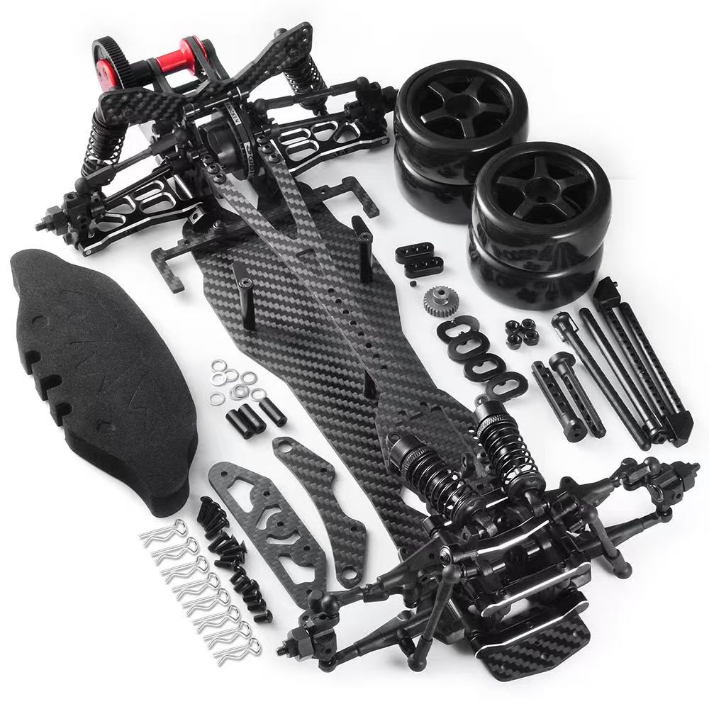 Sakura D5S 1/10 RWD Drift Chassis RC Car OP Upgraded Metal Belt-Driven Frame  DB14