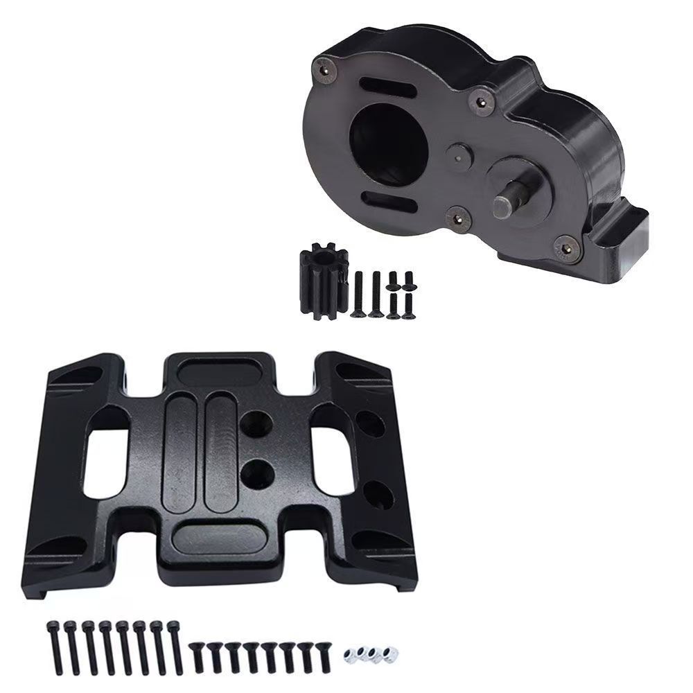 Full Metal Transmission Gearbox for 1/10 Axial SCX10 II III 90046 LCG RC Crawler Upgrade  BX4