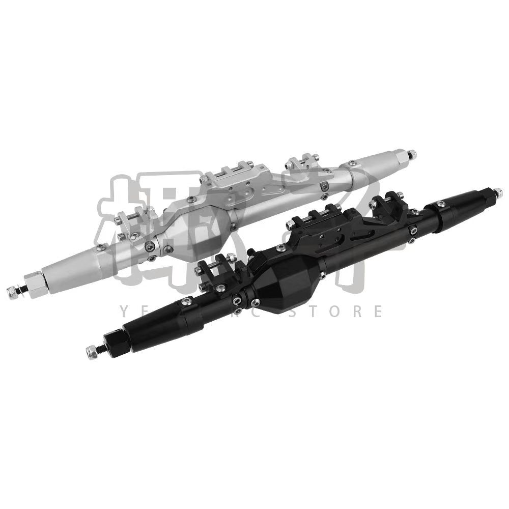CNC Aluminum Front & Rear Axle Set for 1/10 Axial RR10 WRAITH RC Crawler  Q05