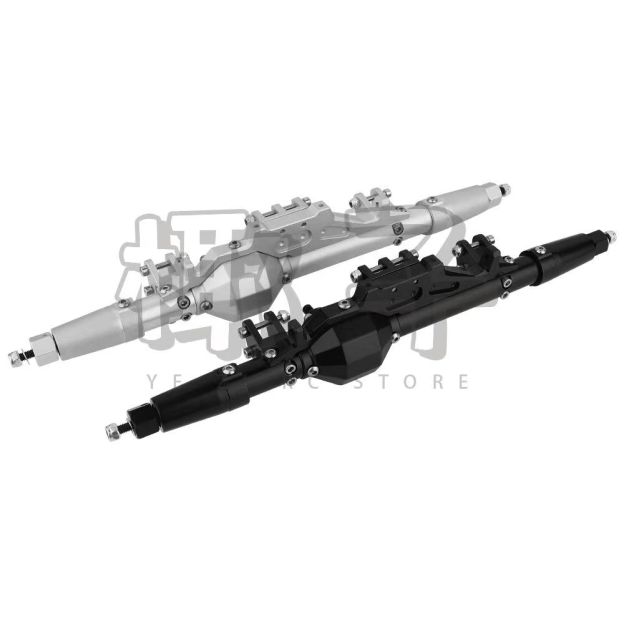 CNC Aluminum Front & Rear Axle Set for 1/10 Axial RR10 WRAITH RC Crawler  Q05