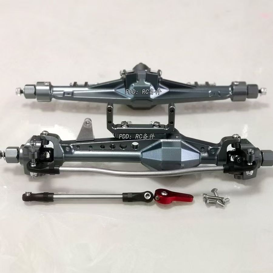 VP Diamond Style Straight Axle Set for SDM Tube Frame Crawlers, Compatible with SCX10 Gen3 / TRX4 / AT4 1/10 RC Cars  Q4