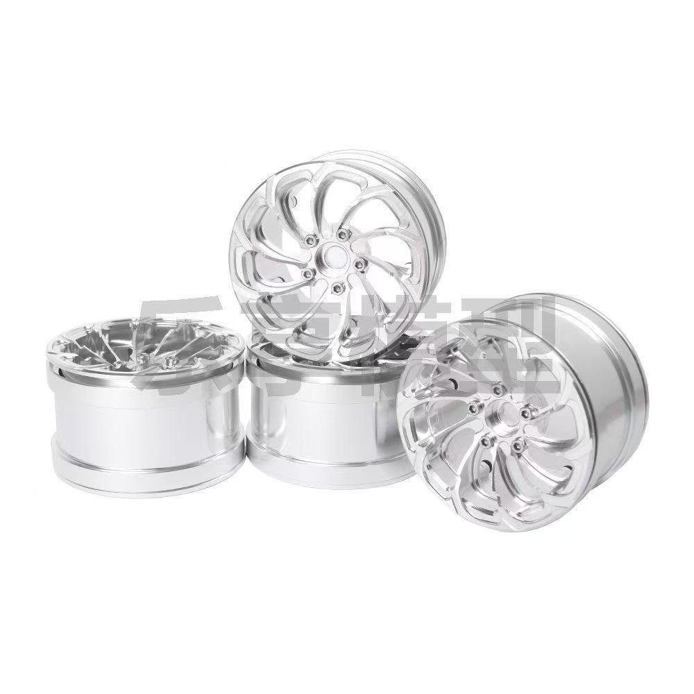 2.2" Tornado Style Metal Beadlock Wheels, CNC Aluminum RC Crawler Wheels for AXIAL SCX10 TRX4  L2