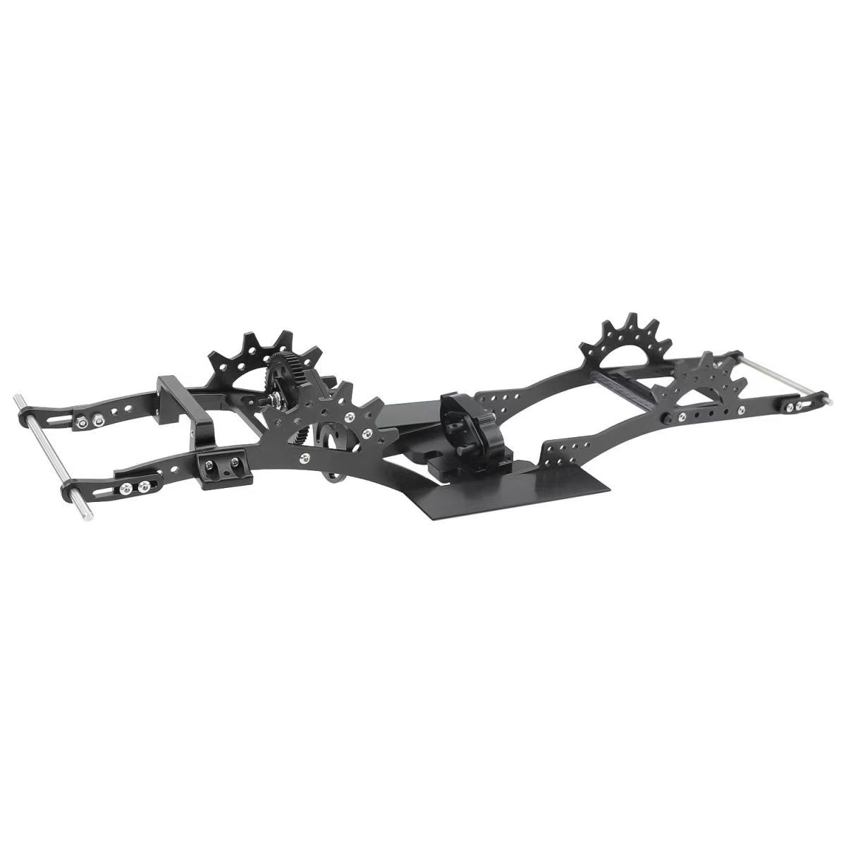 LCG Metal Chassis with Front Transmission for 1/10 RC Crawler, Compatible with SCX10 Pro / Capra  DB17