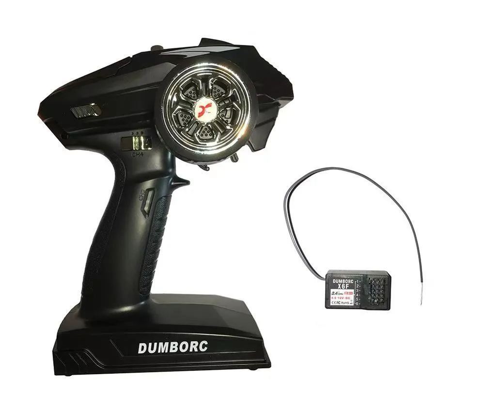 DUMBORC X6 6CH 2.4GHz RC Transmitter with Gyro Receiver Professional Radio System for RC Crawler Drift Car Tank Boat  YG02