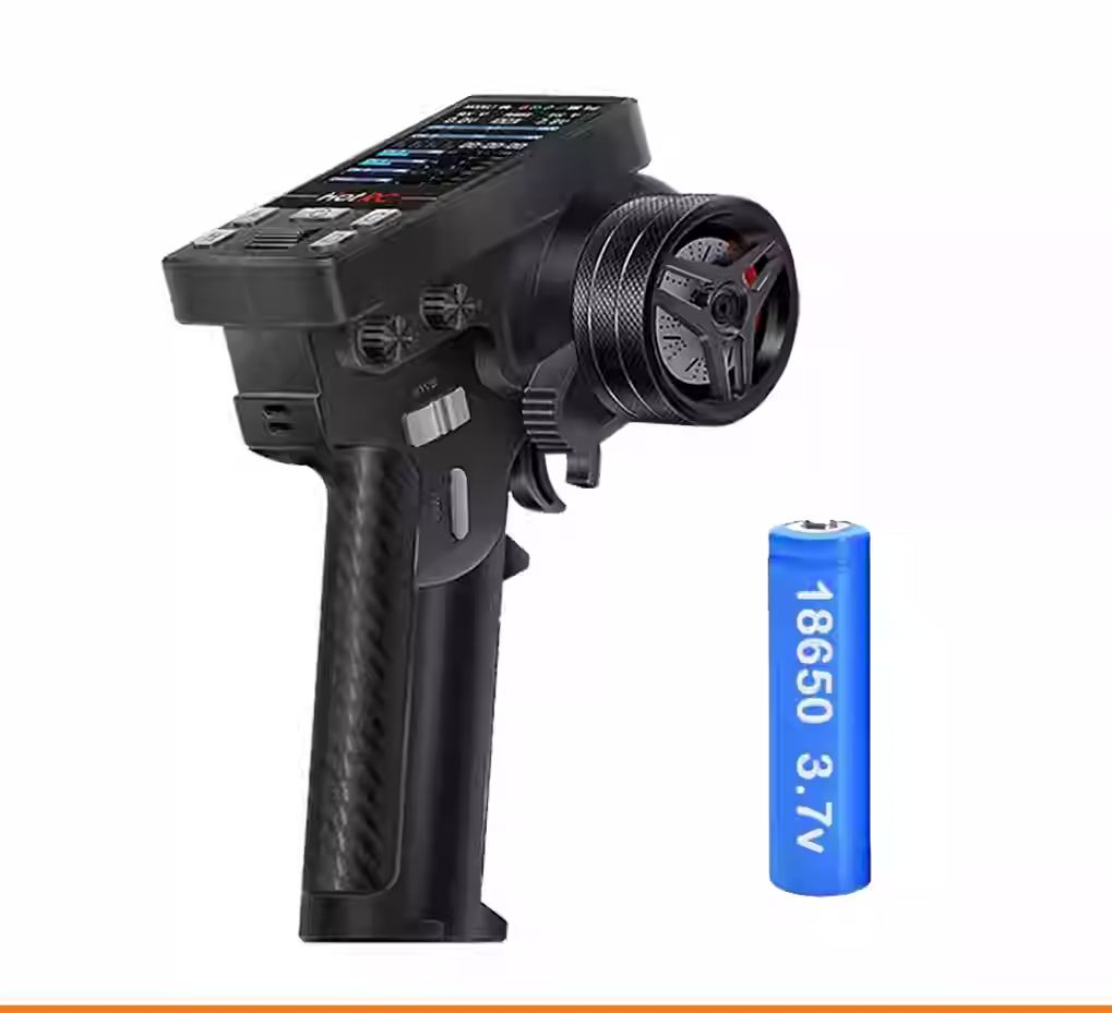 HOTRC CT-10B 10-Channel 2.4GHz RC Transmitter with Color Screen Telemetry & F-10A Receiver for RC Cars, Boats & Tanks  YG04