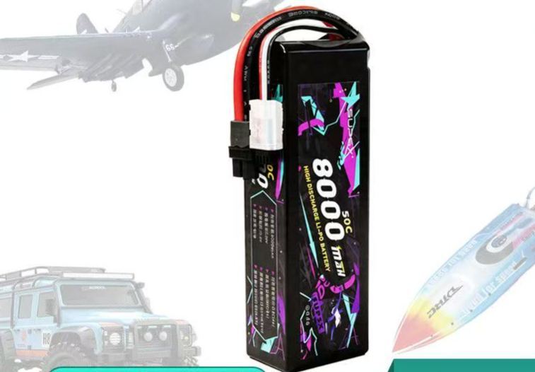   8000mAh 50C Hard Case RC Lipo Battery | 3S/4S/6S Optional for RC Cars, Drones & Boats, Compatible with MJX 10303/7303  DC2