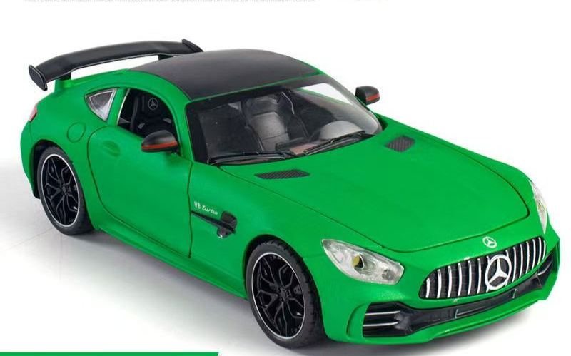 1:18 Mercedes-Benz AMG ONE Alloy Supercar Model, Light & Sound, 4-Wheel Shock Absorption, Multi-Open Doors & Adjustable Rear Wing, Diecast Car Ornament Toy for Boys   ZM9