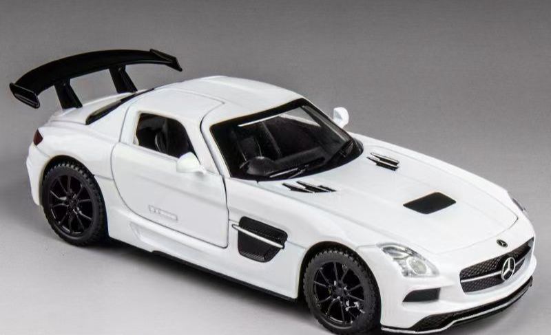 1:18 Mercedes-Benz AMG ONE Alloy Supercar Model, Light & Sound, 4-Wheel Shock Absorption, Multi-Open Doors & Adjustable Rear Wing, Diecast Car Ornament Toy for Boys   ZM9