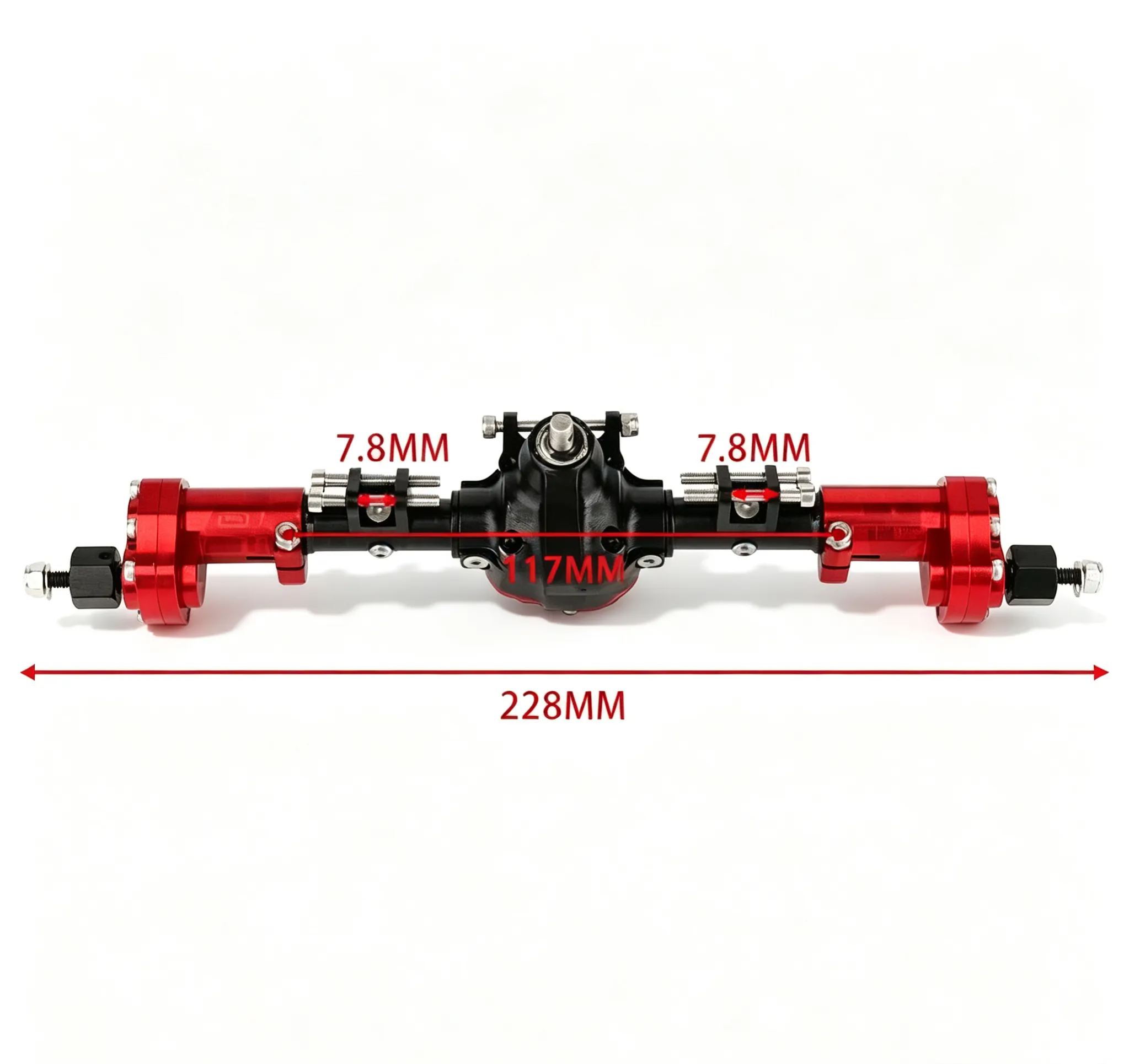 1/10 RC Crawler Aluminum Portal Axle Set for Axial SCX10 II 90046 / 90047  Q10