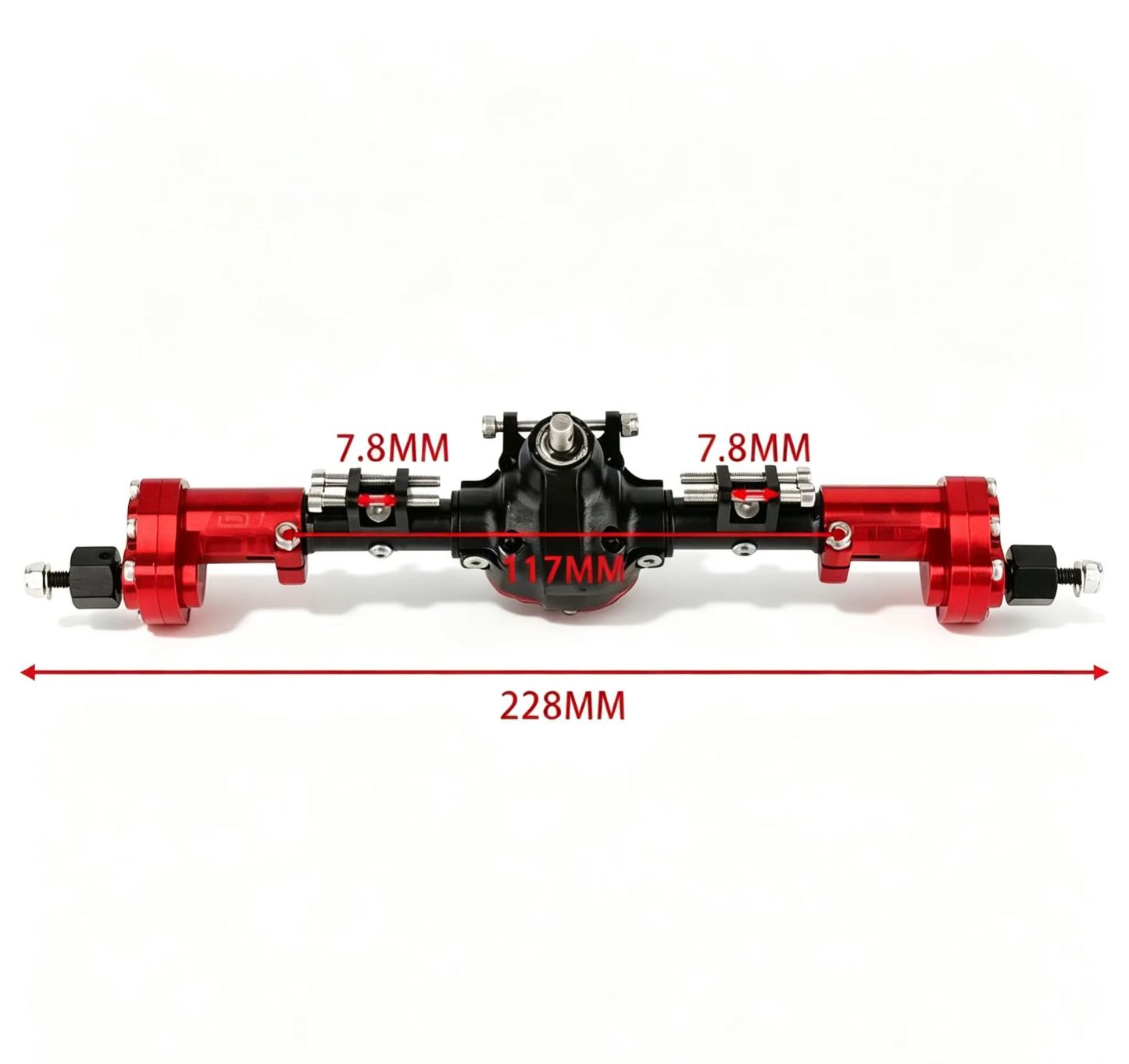 1/10 RC Crawler Aluminum Portal Axle Set for Axial SCX10 II 90046 / 90047  Q10