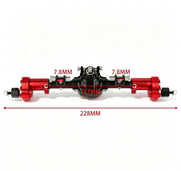 1/10 RC Crawler Aluminum Portal Axle Set for Axial SCX10 II 90046 / 90047  Q10