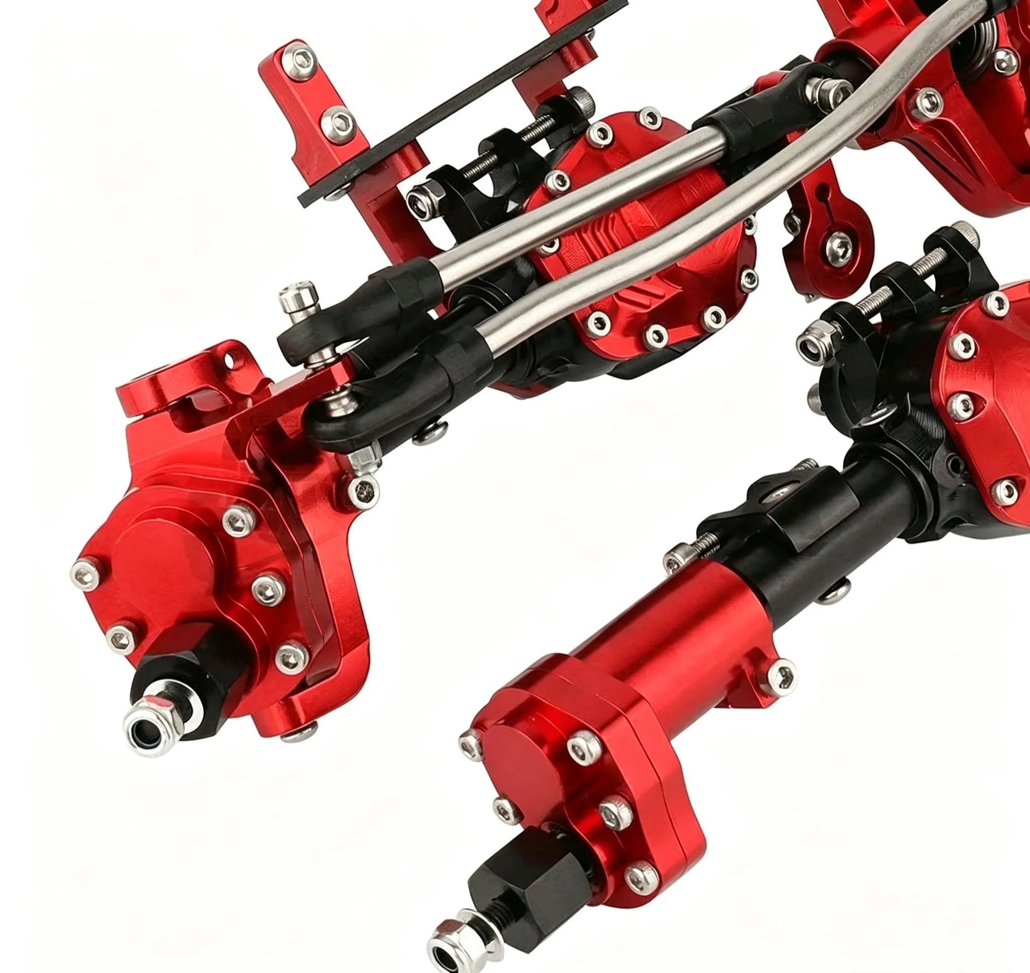 1/10 RC Crawler Aluminum Portal Axle Set for Axial SCX10 II 90046 / 90047  Q10