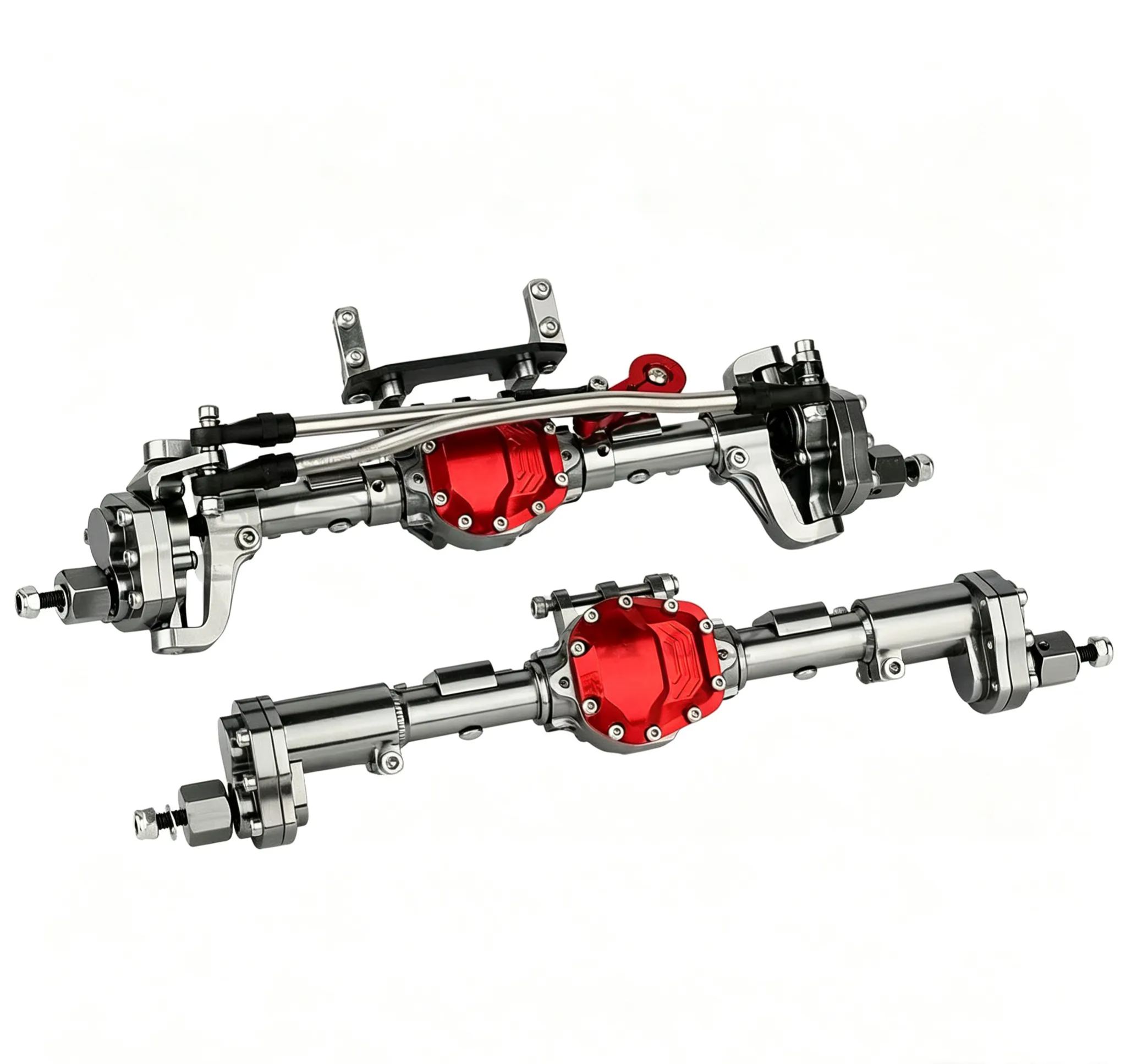 1/10 RC Crawler Aluminum Portal Axle Set for Axial SCX10 II 90046 / 90047  Q10