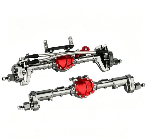 1/10 RC Crawler Aluminum Portal Axle Set for Axial SCX10 II 90046 / 90047  Q10