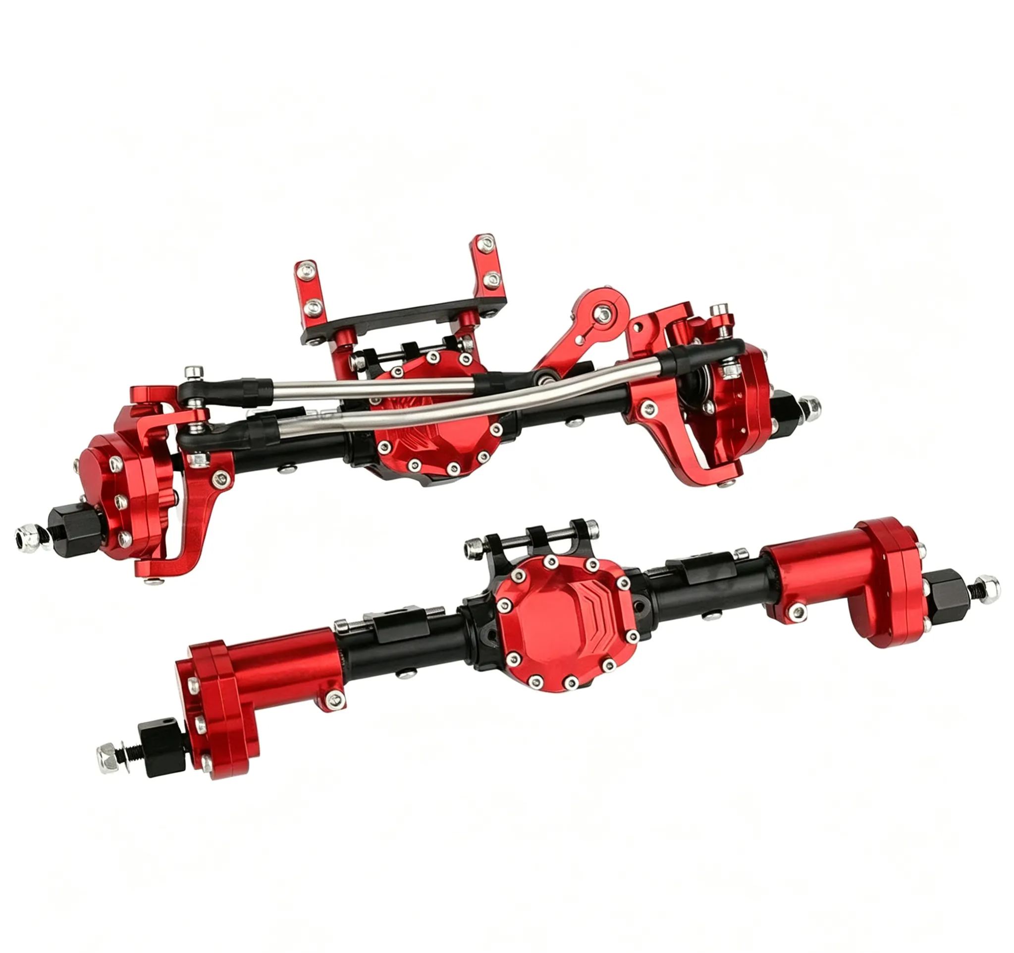 1/10 RC Crawler Aluminum Portal Axle Set for Axial SCX10 II 90046 / 90047  Q10