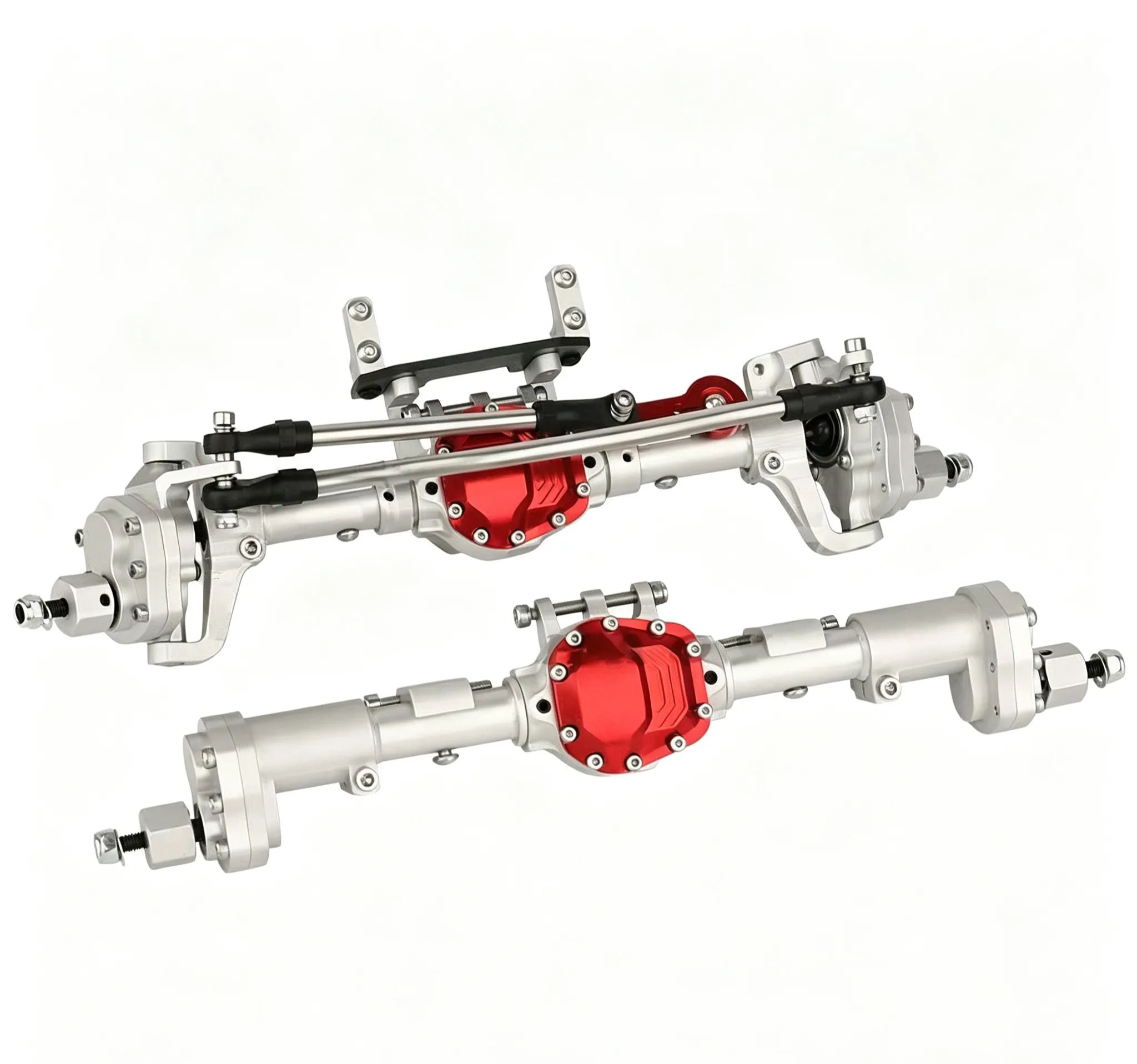 1/10 RC Crawler Aluminum Portal Axle Set for Axial SCX10 II 90046 / 90047  Q10