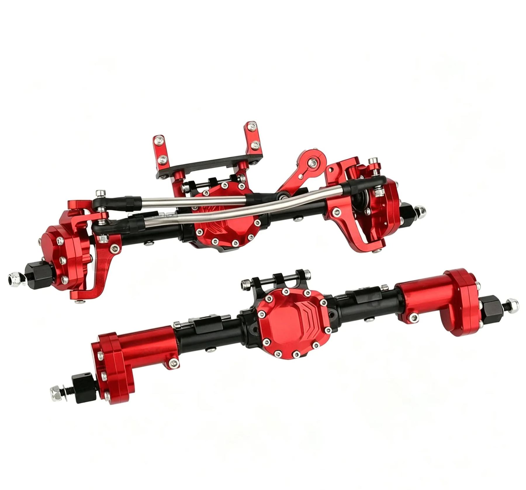 1/10 RC Crawler Aluminum Portal Axle Set for Axial SCX10 II 90046 / 90047  Q10