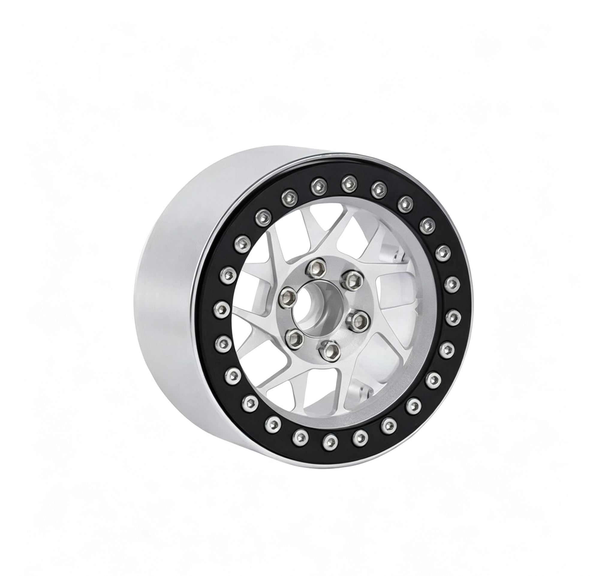 XIANGXI H8H 2.2" Aluminum Beadlock Wheels for 1/10 RC Crawlers - Compatible with SCX10, YK & More L3