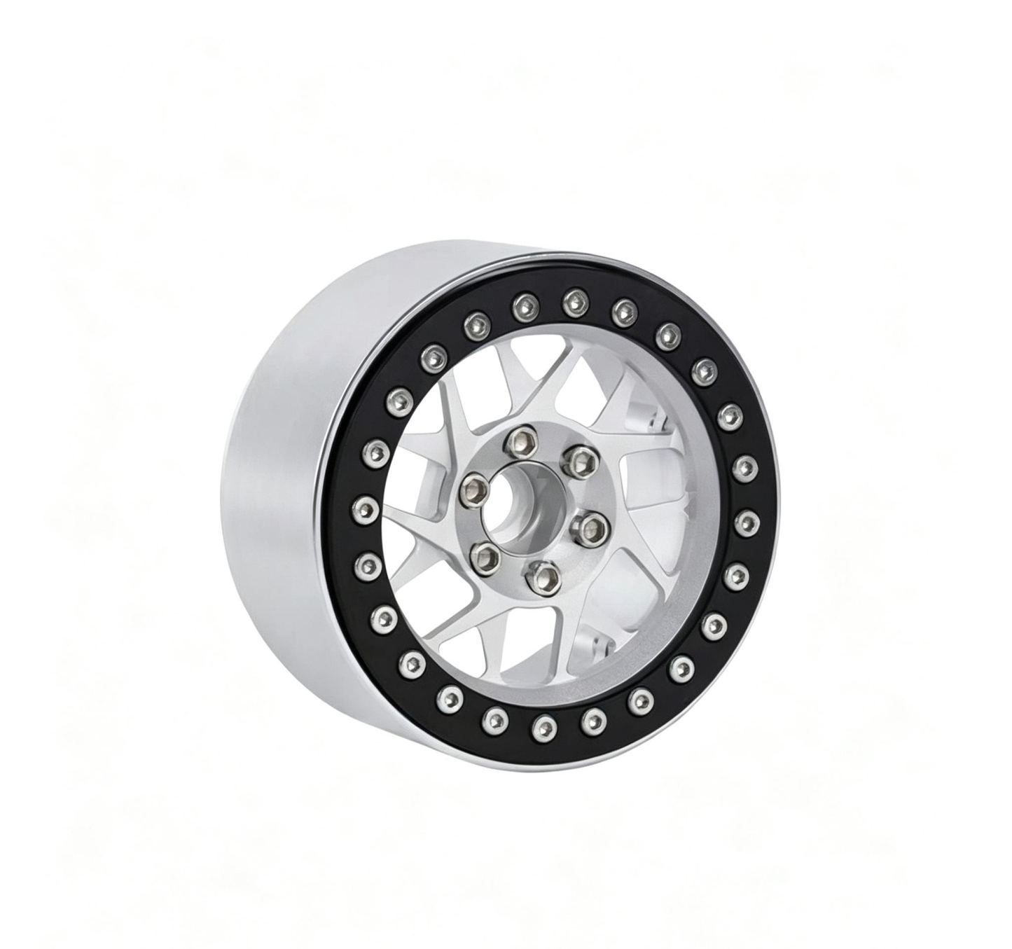 XIANGXI H8H 2.2" Aluminum Beadlock Wheels for 1/10 RC Crawlers - Compatible with SCX10, YK & More L3