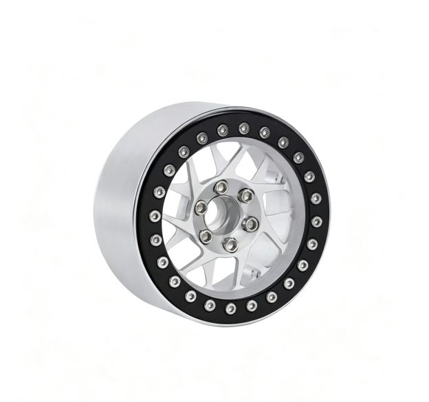 XIANGXI H8H 2.2" Aluminum Beadlock Wheels for 1/10 RC Crawlers - Compatible with SCX10, YK & More L3