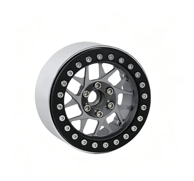 XIANGXI H8H 2.2" Aluminum Beadlock Wheels for 1/10 RC Crawlers - Compatible with SCX10, YK & More L3