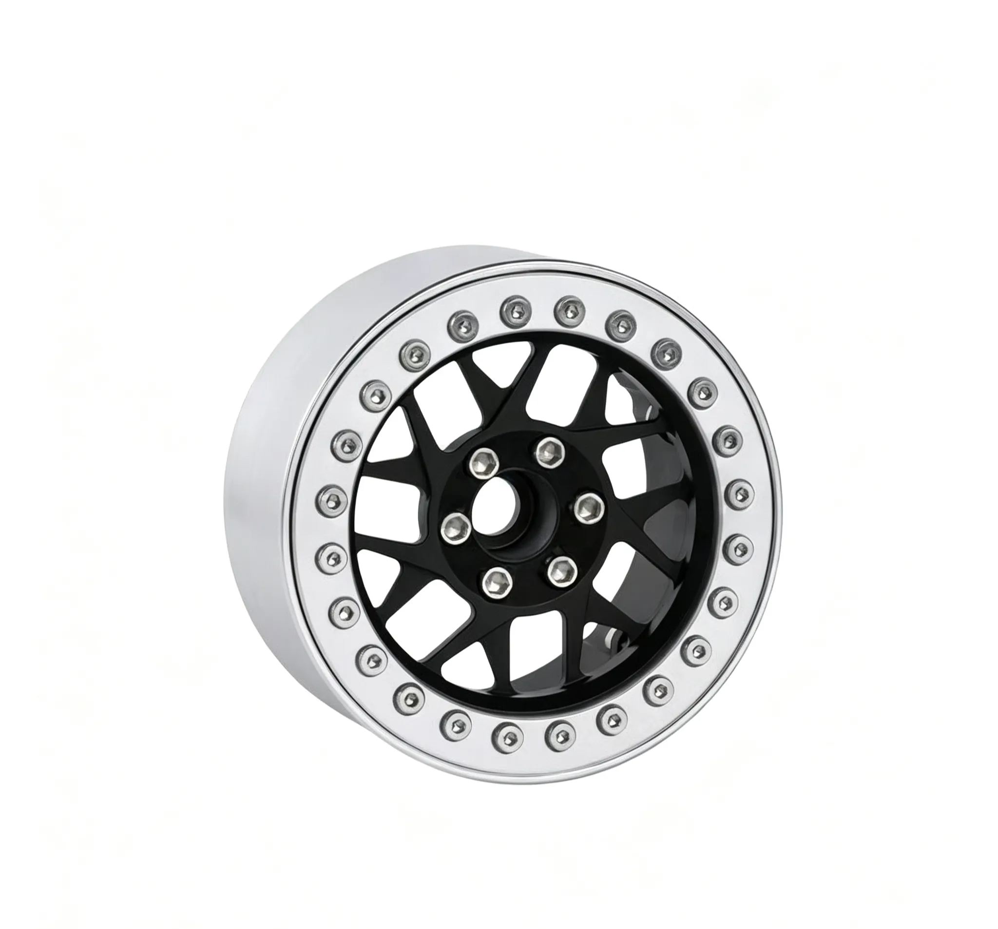 XIANGXI H8H 2.2" Aluminum Beadlock Wheels for 1/10 RC Crawlers - Compatible with SCX10, YK & More L3