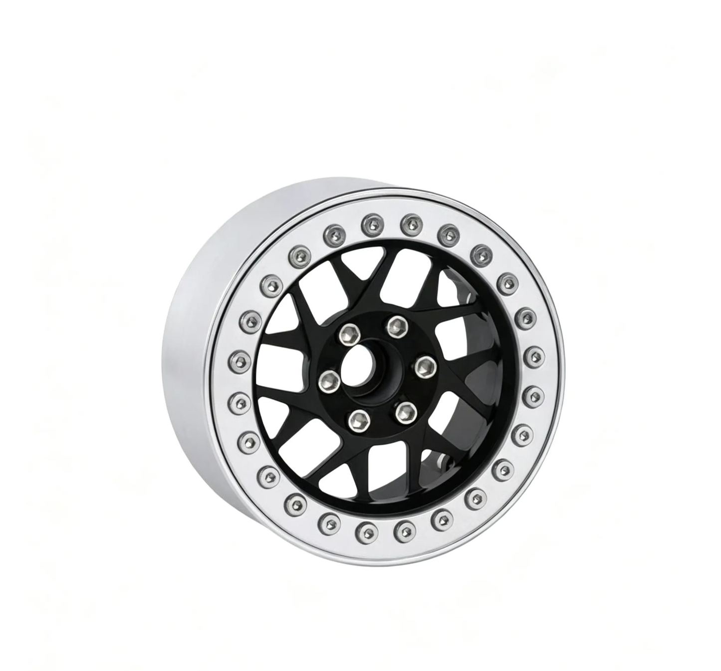 XIANGXI H8H 2.2" Aluminum Beadlock Wheels for 1/10 RC Crawlers - Compatible with SCX10, YK & More L3