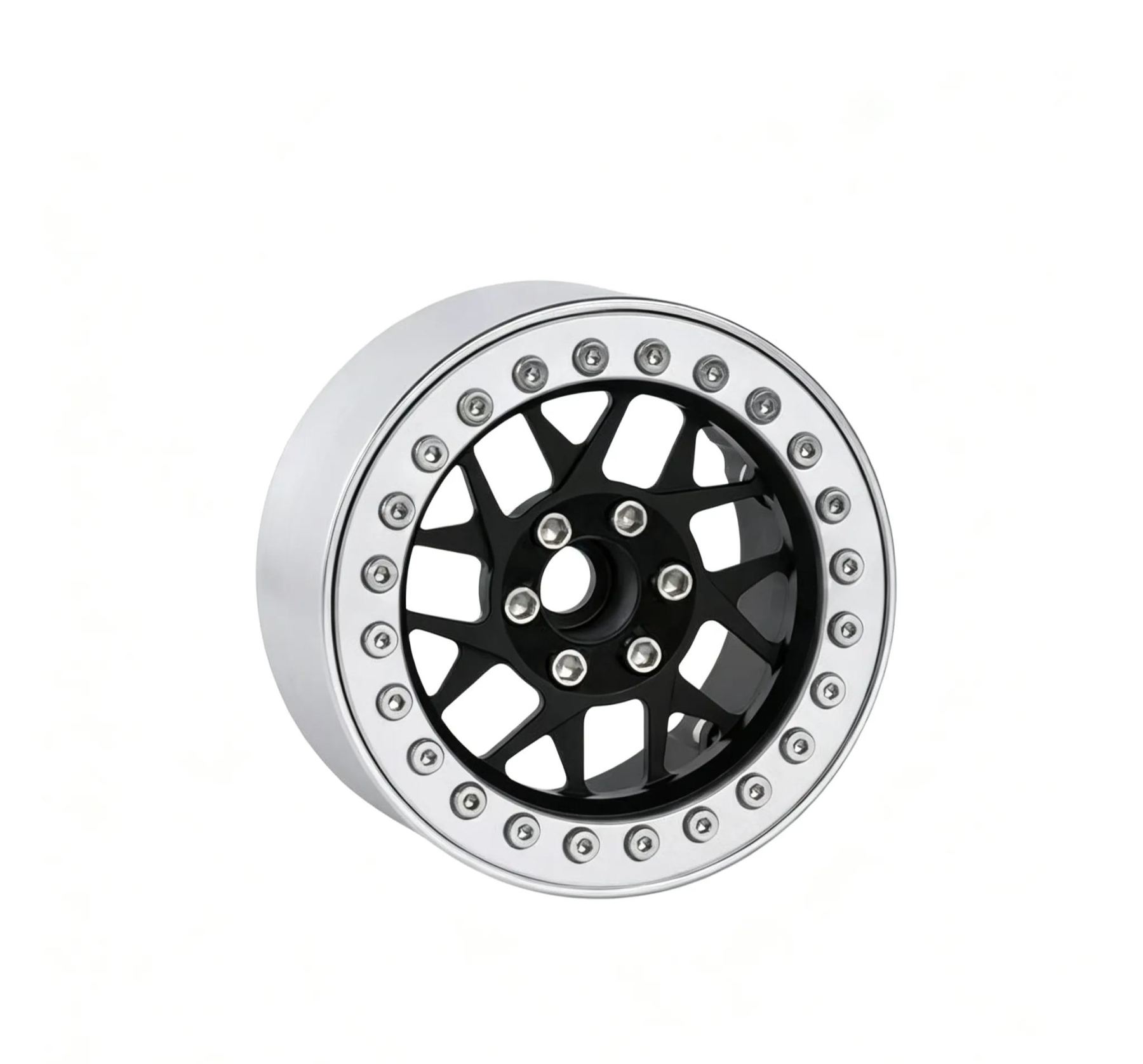 XIANGXI H8H 2.2" Aluminum Beadlock Wheels for 1/10 RC Crawlers - Compatible with SCX10, YK & More L3
