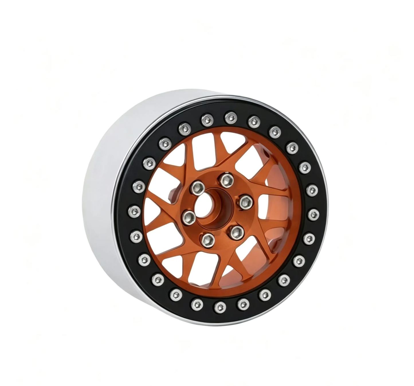 XIANGXI H8H 2.2" Aluminum Beadlock Wheels for 1/10 RC Crawlers - Compatible with SCX10, YK & More L3