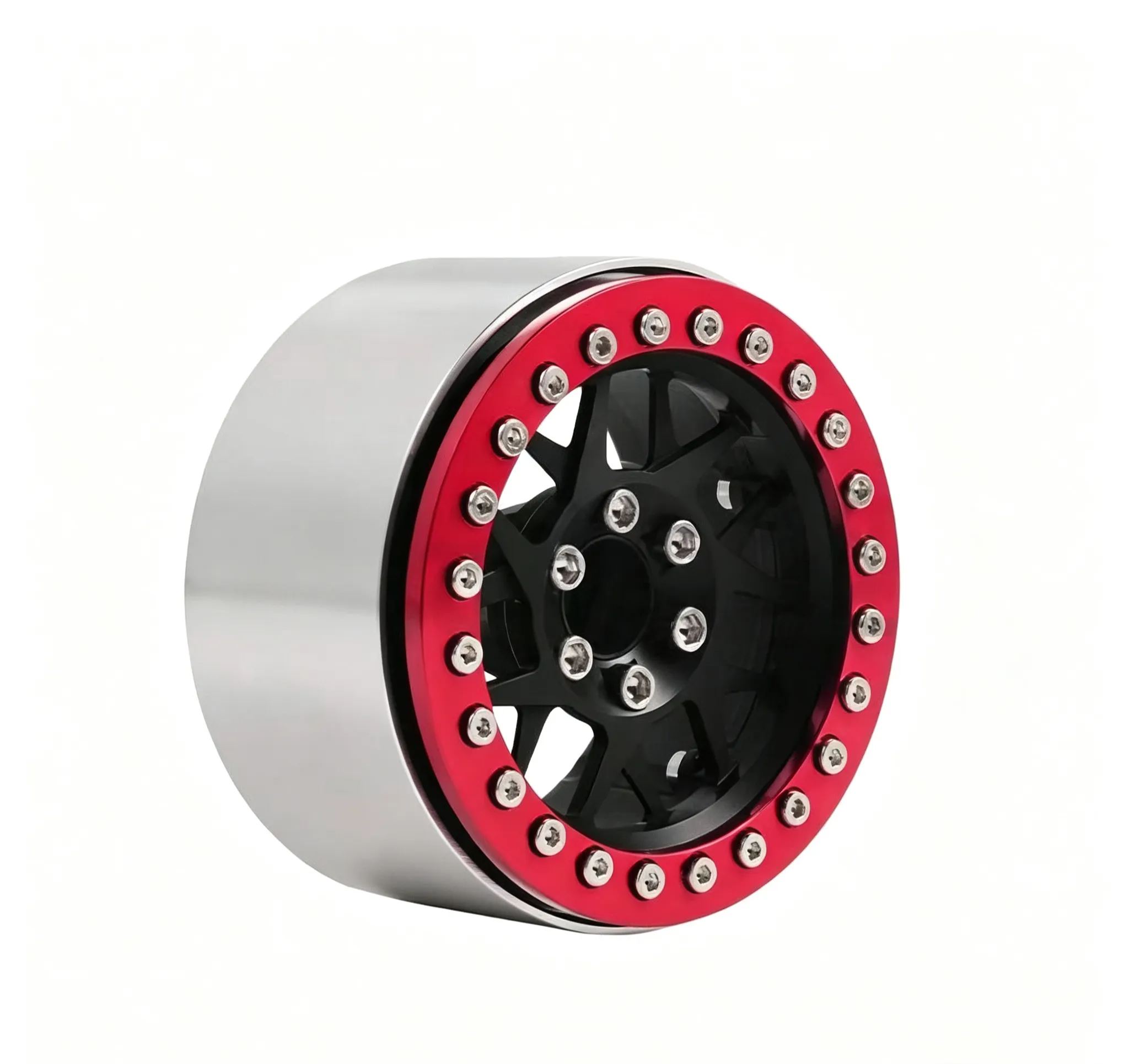 XIANGXI H8H 2.2" Aluminum Beadlock Wheels for 1/10 RC Crawlers - Compatible with SCX10, YK & More L3
