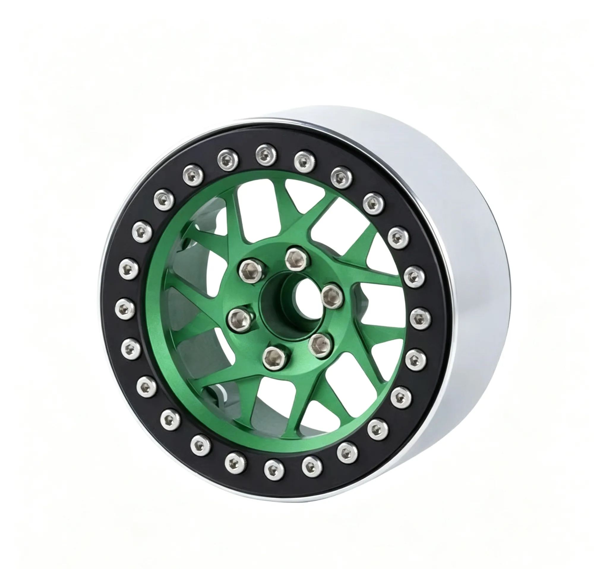 XIANGXI H8H 2.2" Aluminum Beadlock Wheels for 1/10 RC Crawlers - Compatible with SCX10, YK & More L3