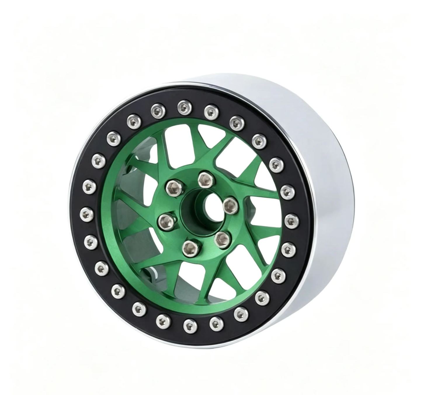 XIANGXI H8H 2.2" Aluminum Beadlock Wheels for 1/10 RC Crawlers - Compatible with SCX10, YK & More L3