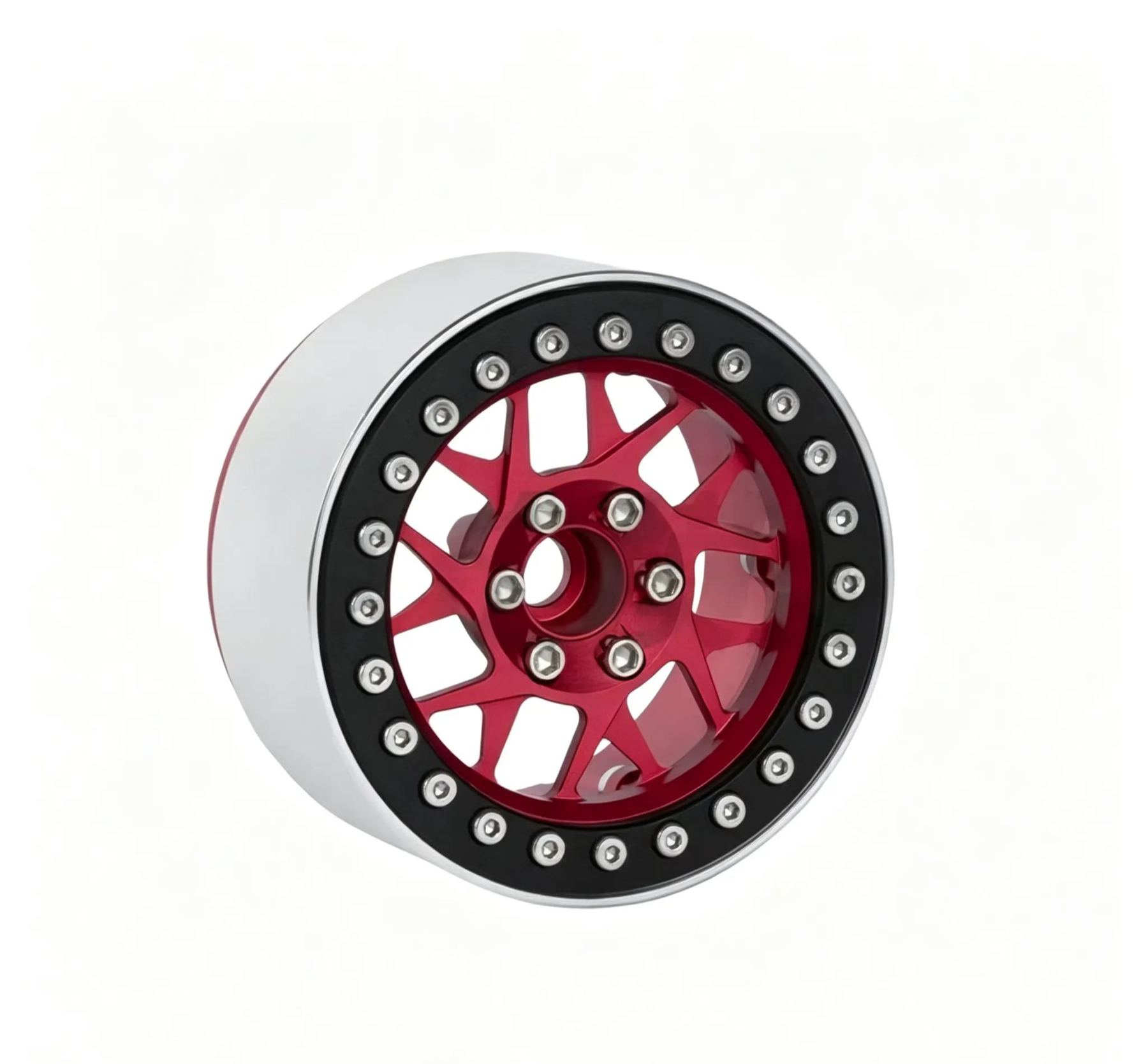 XIANGXI H8H 2.2" Aluminum Beadlock Wheels for 1/10 RC Crawlers - Compatible with SCX10, YK & More L3