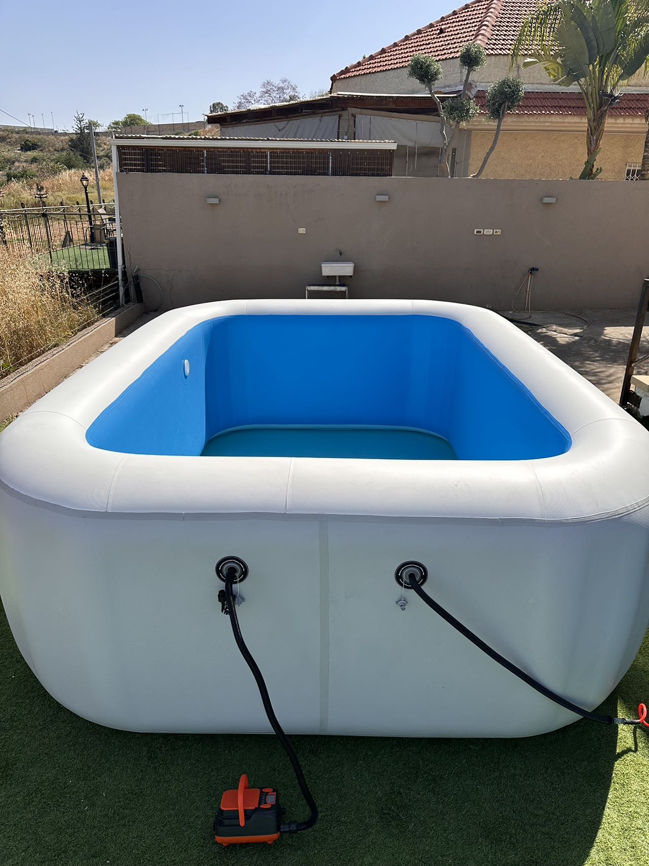 IPOOLGO POOL RECTANGULAR HOT SALE SIZE  MANUAL PUMP AND REPAIR KIT