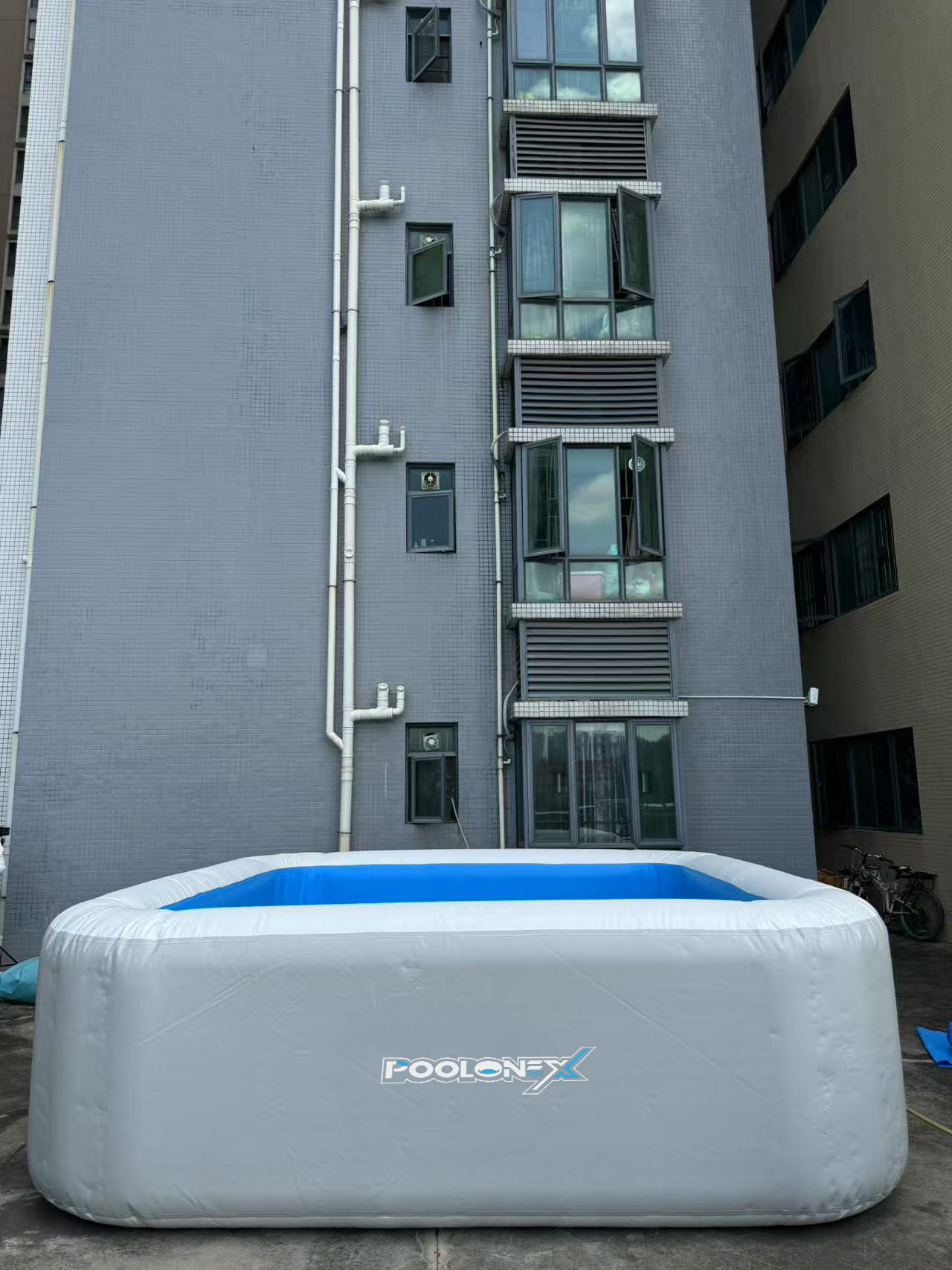 POOLONEX POOL RECTANGULAR HOT SALE SIZE  ELECTRIC AIR  PUMP AND REPAIR KIT