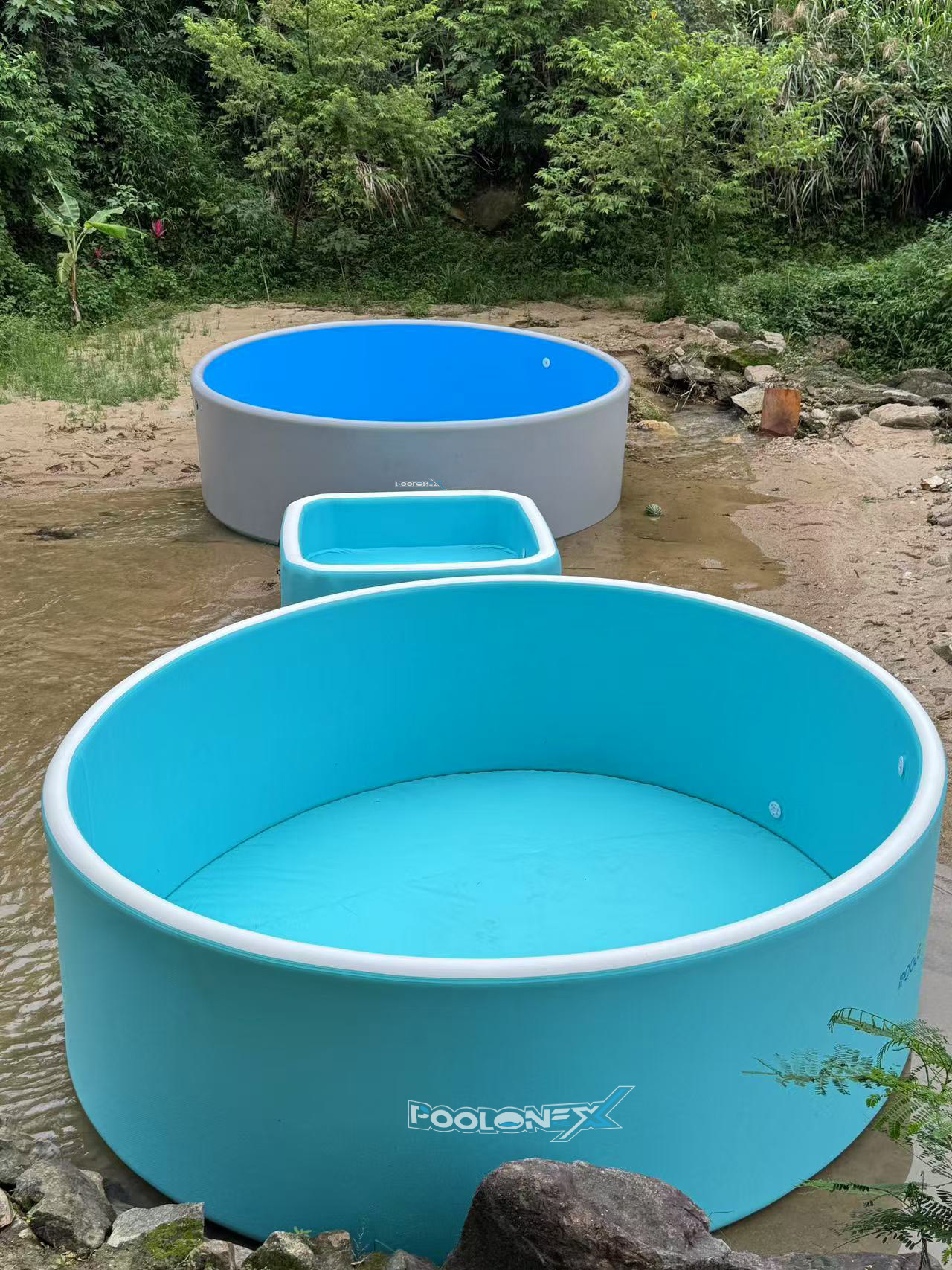 POOLONEX POOL HOT SALE WITH MANUAL PUMP AND REPAIR KIT FREE SHIPPING