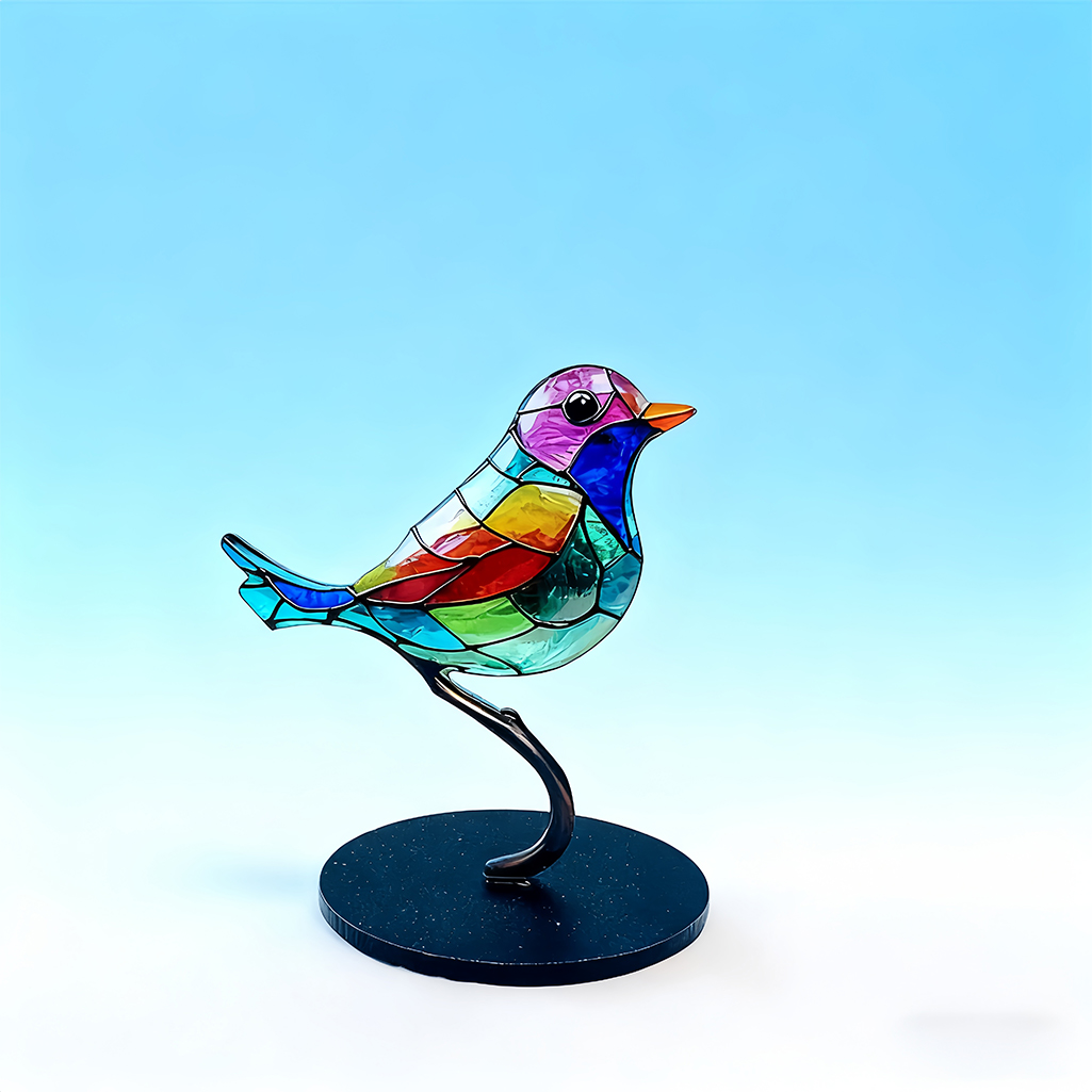 🔥HOT SALE 51% OFF🌈 Stained Glass Birds Decor