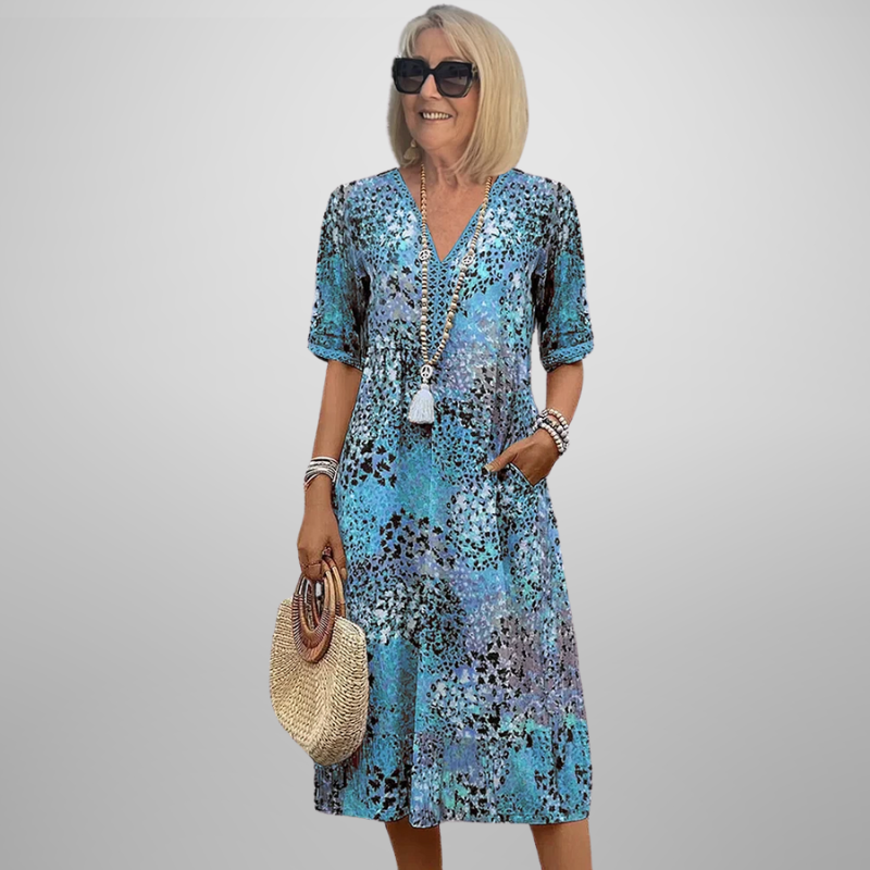 Evelyn - Short Sleeve Summer Dress