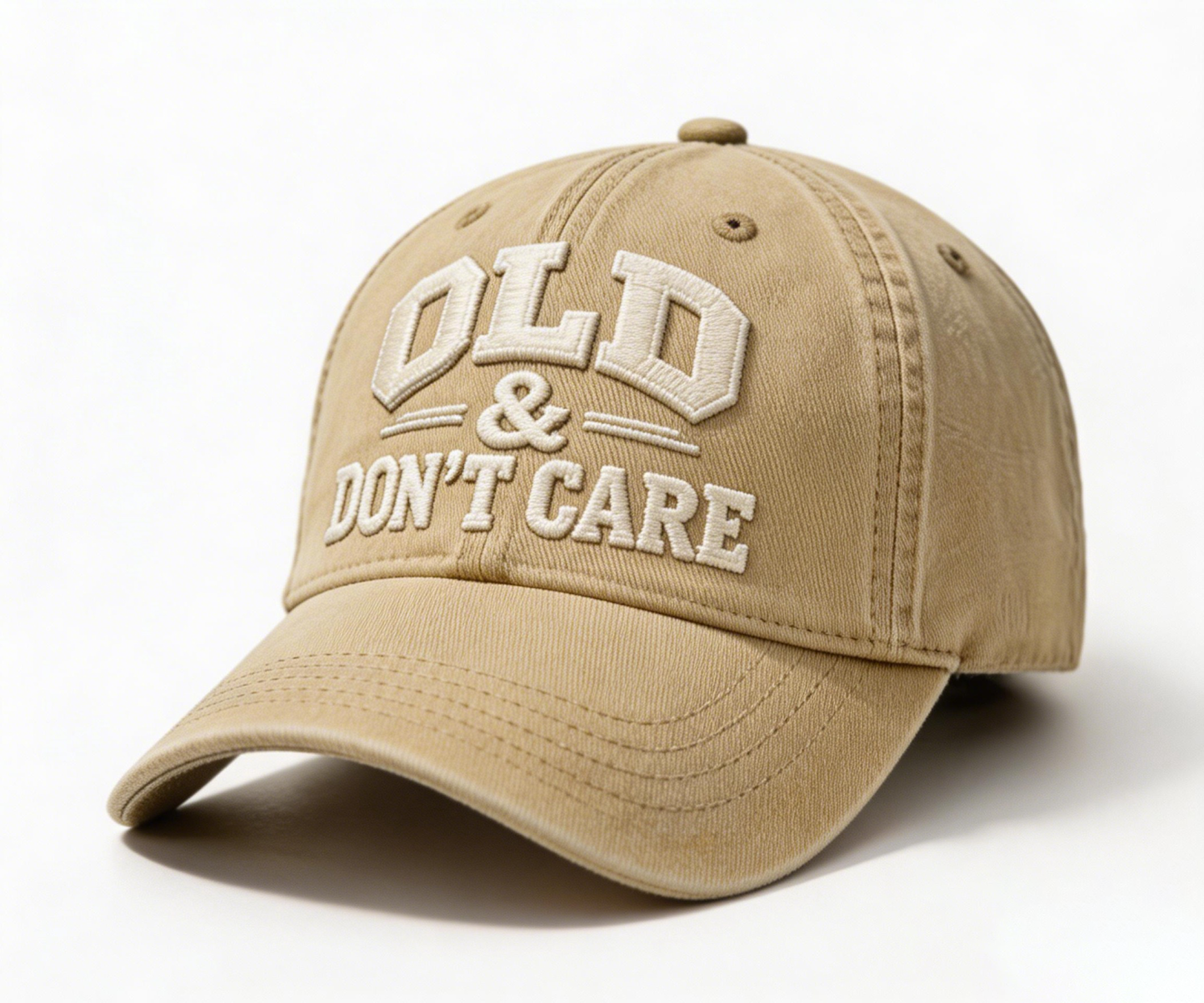 🔥LAST DAY 49% OFF🧢 Vintage Distressed “OLD & DON’T CARE” Cap