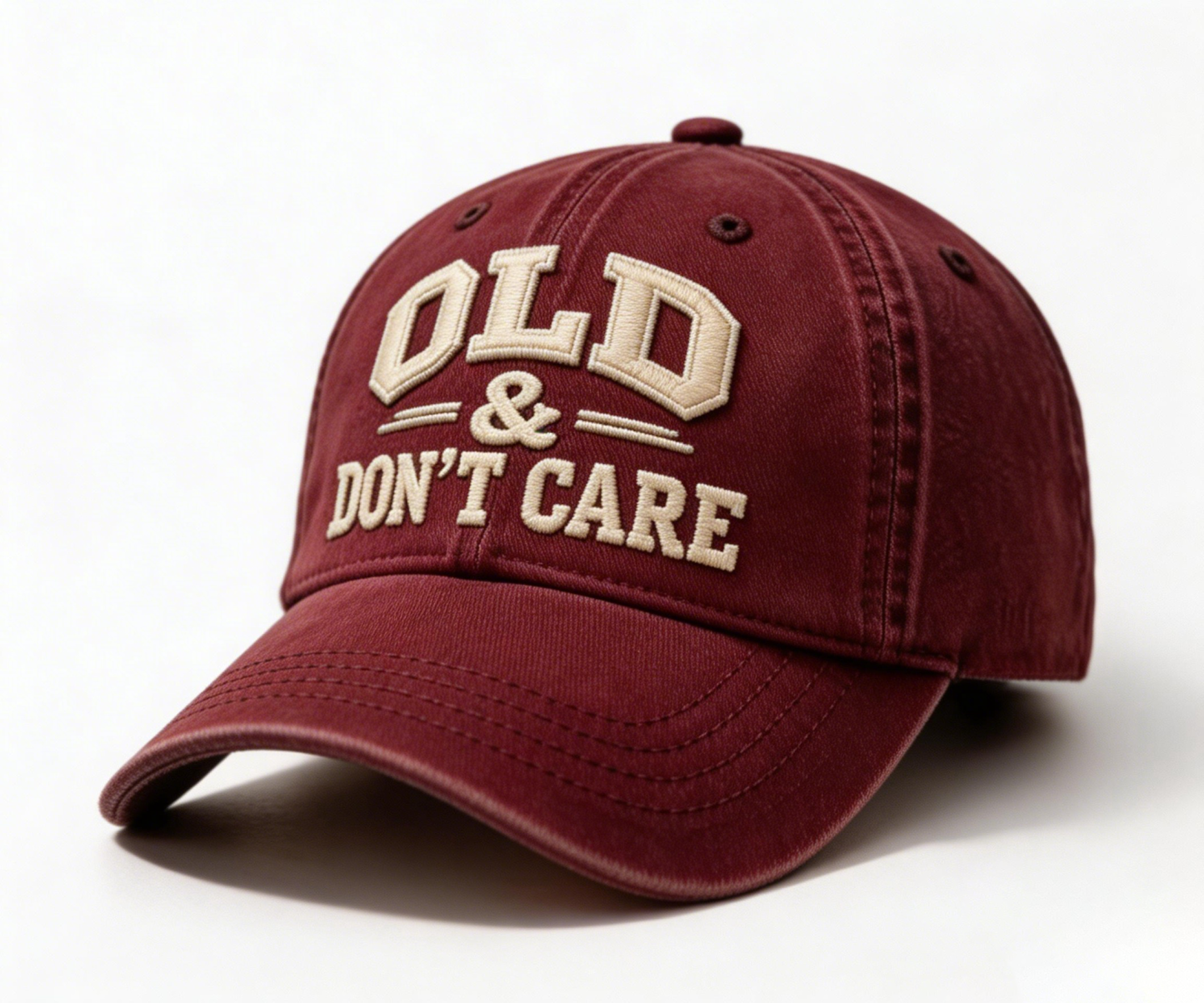 🔥LAST DAY 49% OFF🧢 Vintage Distressed “OLD & DON’T CARE” Cap