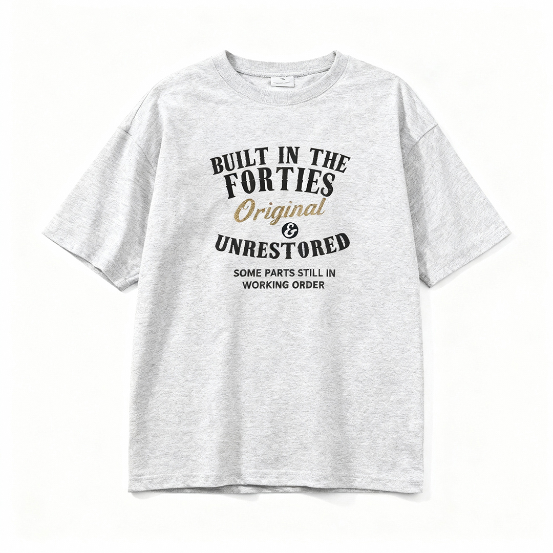 Built In The Forties Original Unrestored Some Parts Still In Short Sleeve Shirt