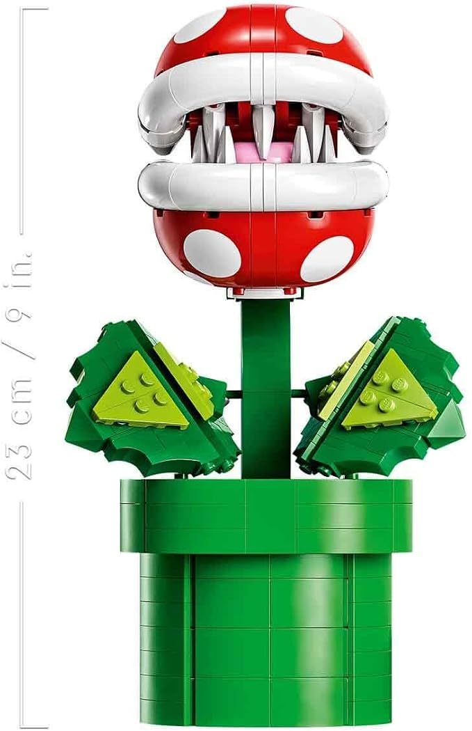 LEPIN Super Mario Piranha Plant Building Sets for Adults - Mario Collectible for Men & Women, Ages 18+ Years - Gift for Birthdays - Bedroom, Home Office, or Book Shelf Decor