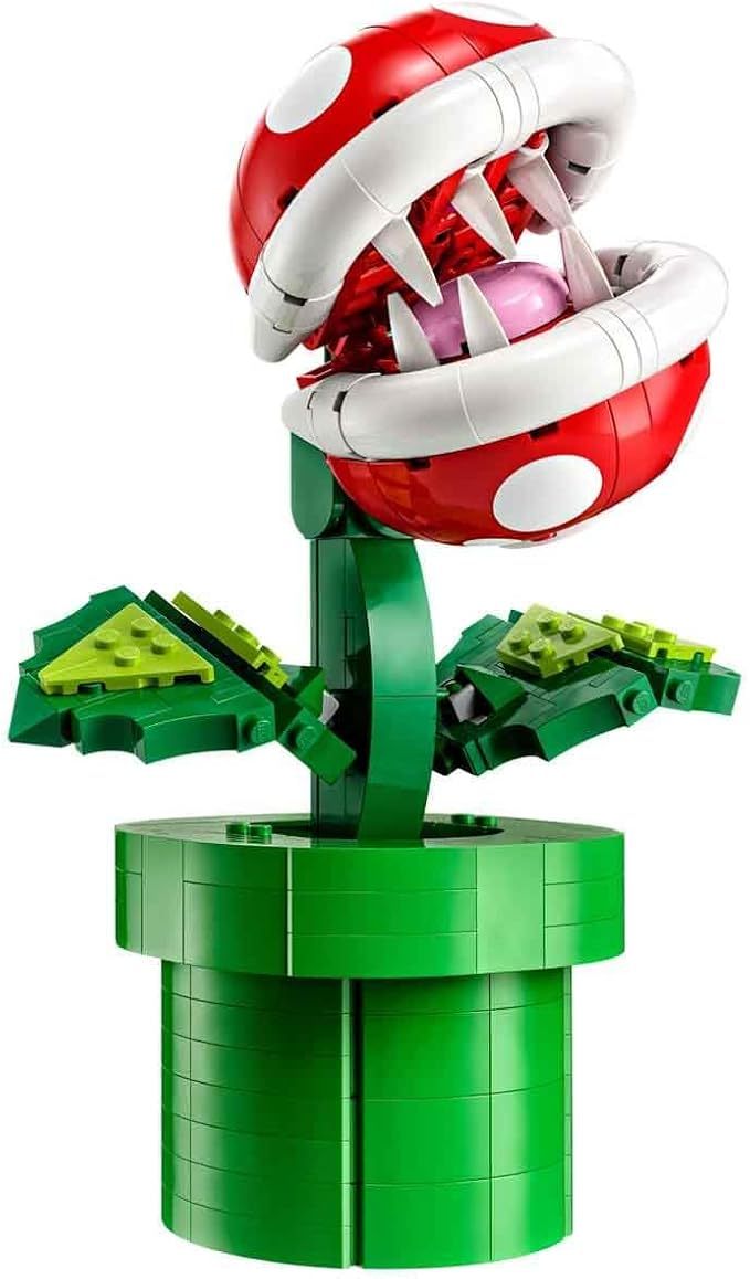 LEPIN Super Mario Piranha Plant Building Sets for Adults - Mario Collectible for Men & Women, Ages 18+ Years - Gift for Birthdays - Bedroom, Home Office, or Book Shelf Decor