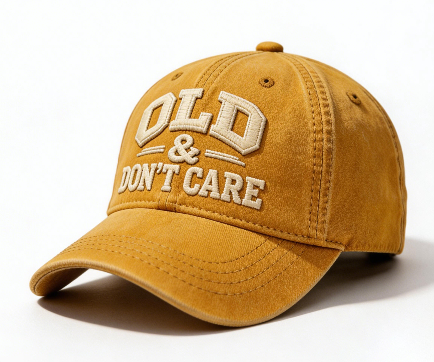 🔥LAST DAY 49% OFF🧢 Vintage Distressed “OLD & DON’T CARE” Cap