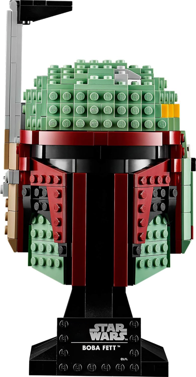 LEPIN Star Wars Boba Fett Helmet Building Kit, Cool, Collectible Star Wars Character Building Set (625 Pieces), Multicolor