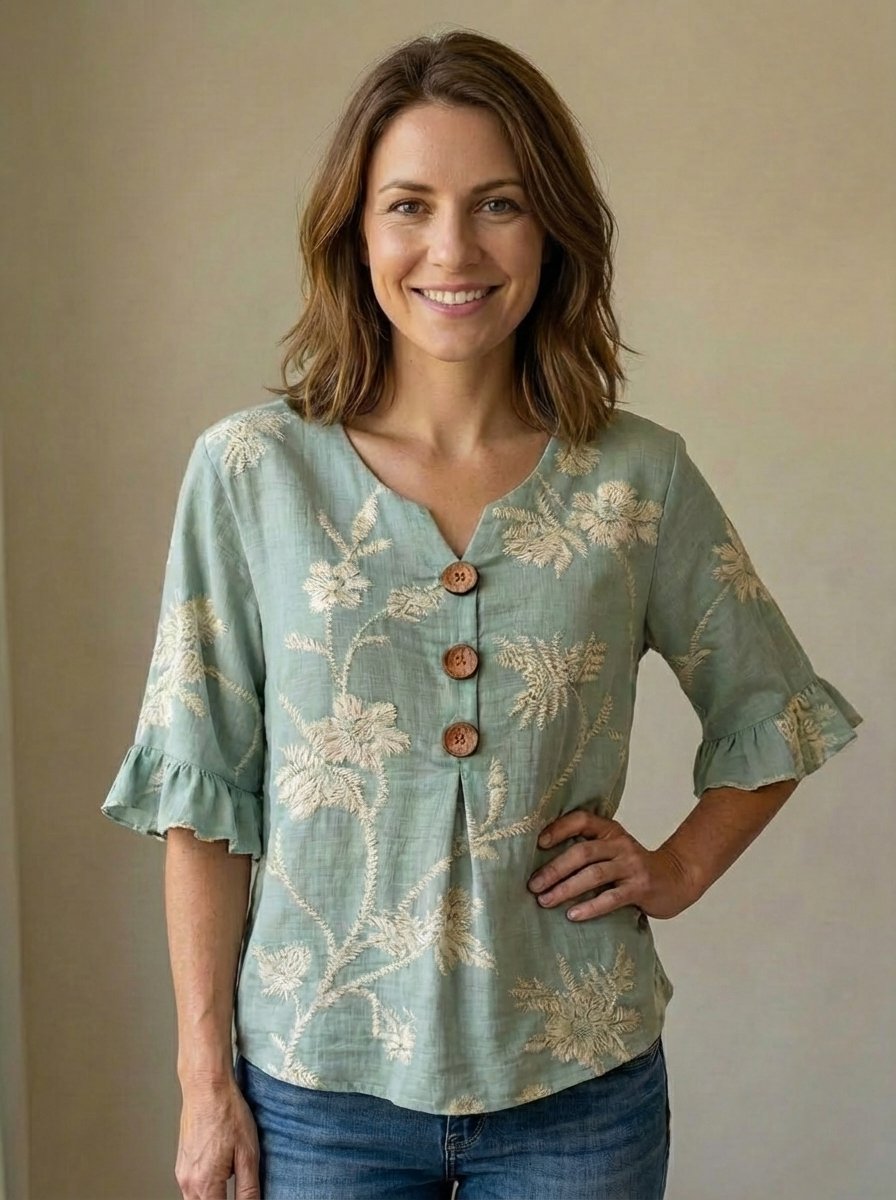 Women'S Casual Printed Shirt
