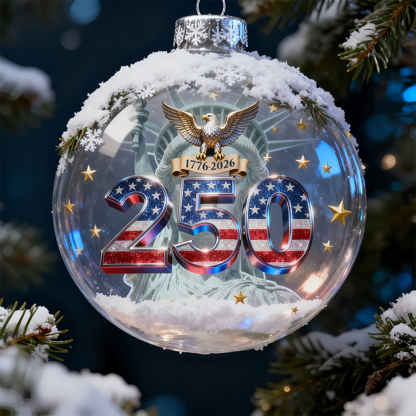 🔥Last Day 60% Off - Celebrating America's 250th Anniversary Glass Decorative Set