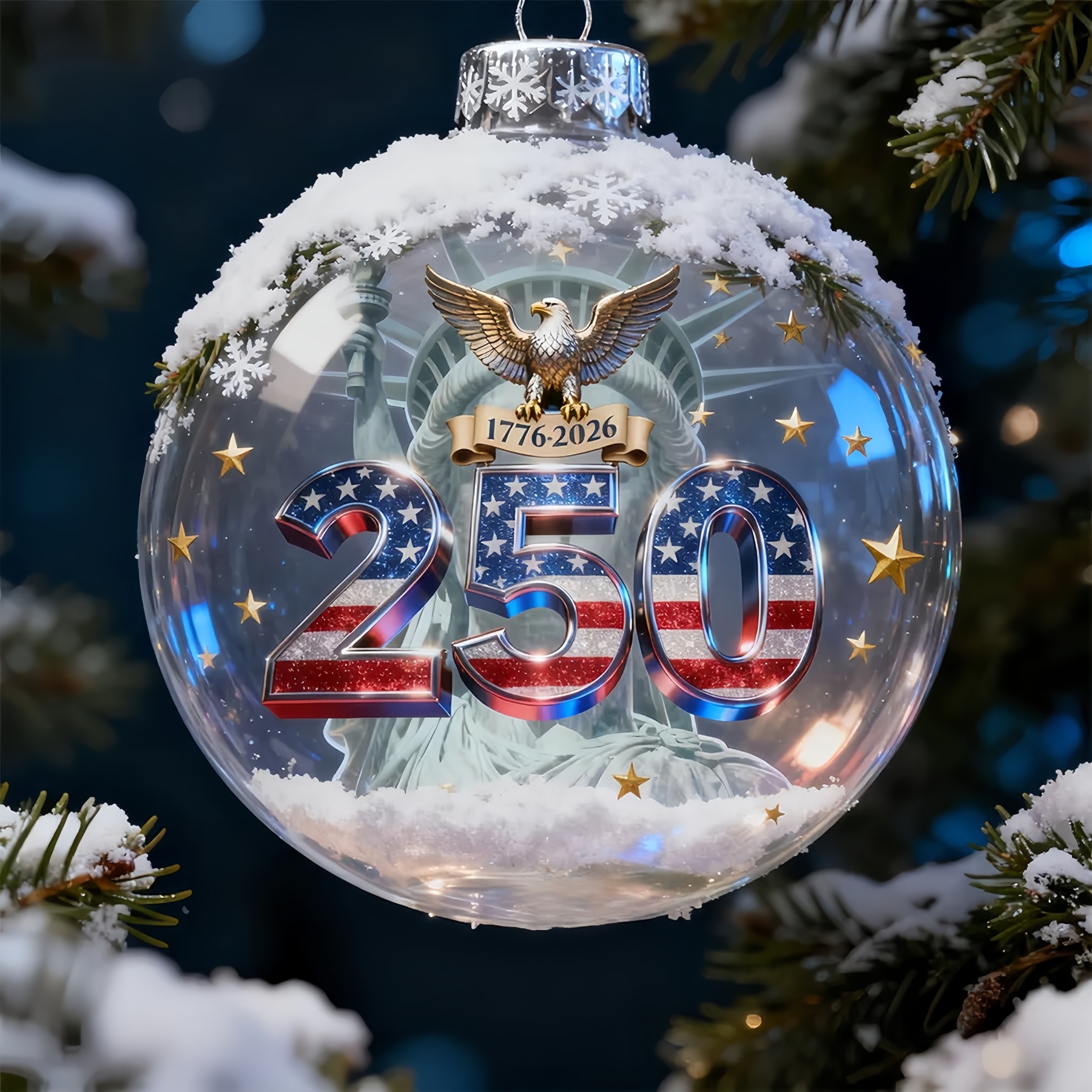 🔥Last Day 60% Off - Celebrating America's 250th Anniversary Glass Decorative Set